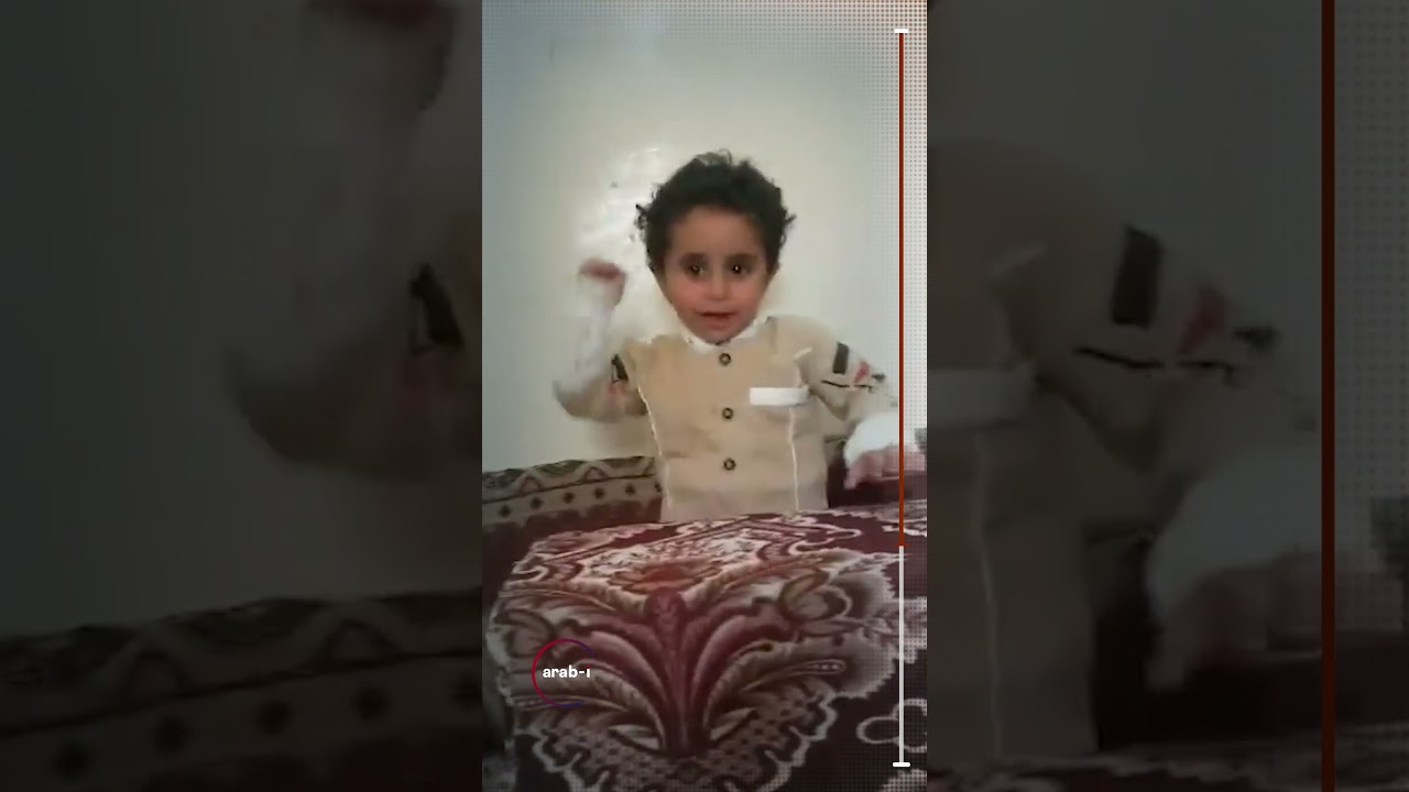 طفل يمني يقلد المتحدث باسم القوات المسلحة